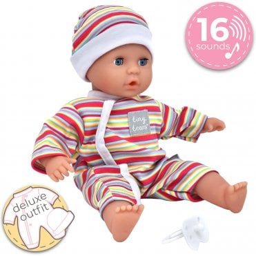 12 Teeny Tiny Tears Baby with 16 Sounds