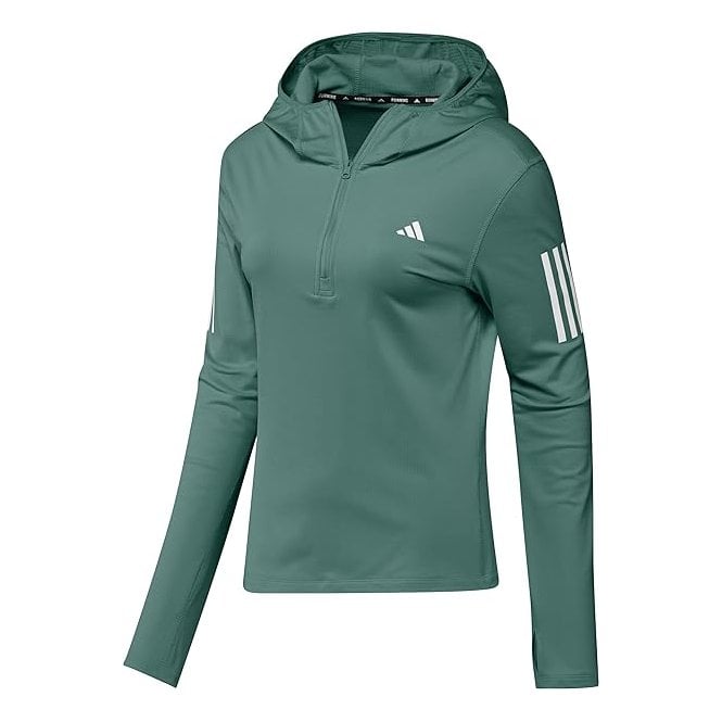 Adidas Own the Run Winterized Hooded Half-zip Sweatshirt W