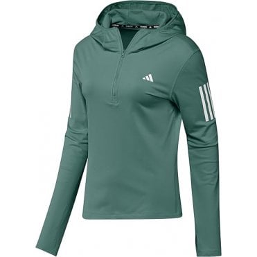 Own the Run Winterized Hooded Half-zip Sweatshirt W