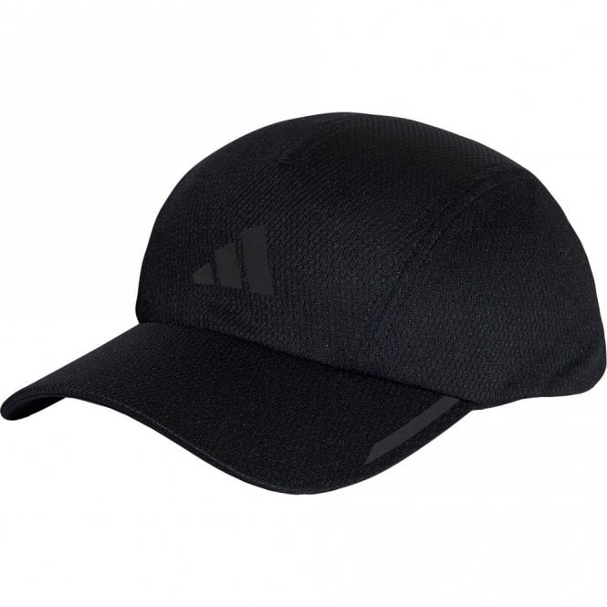 Adidas Running Aeroready Four-Panel Mesh Cap Black