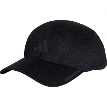 Running Aeroready Four-Panel Mesh Cap Black