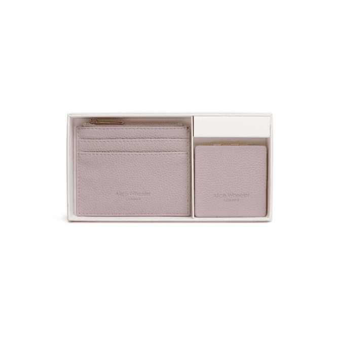 Alice Wheeler Lavender Purse & Mirror compact