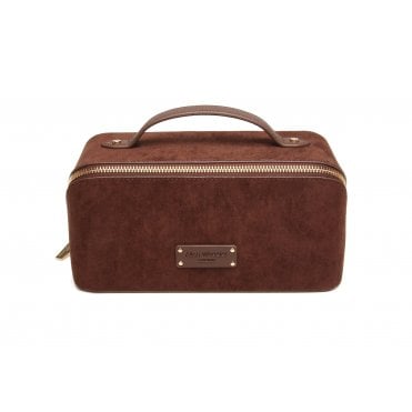 Suede Kensington Train Case