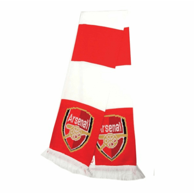 Arsenal Bar Jacquard Knit Scarf