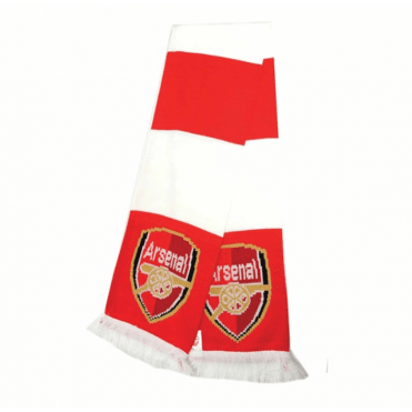 Arsenal Bar Jacquard Knit Scarf