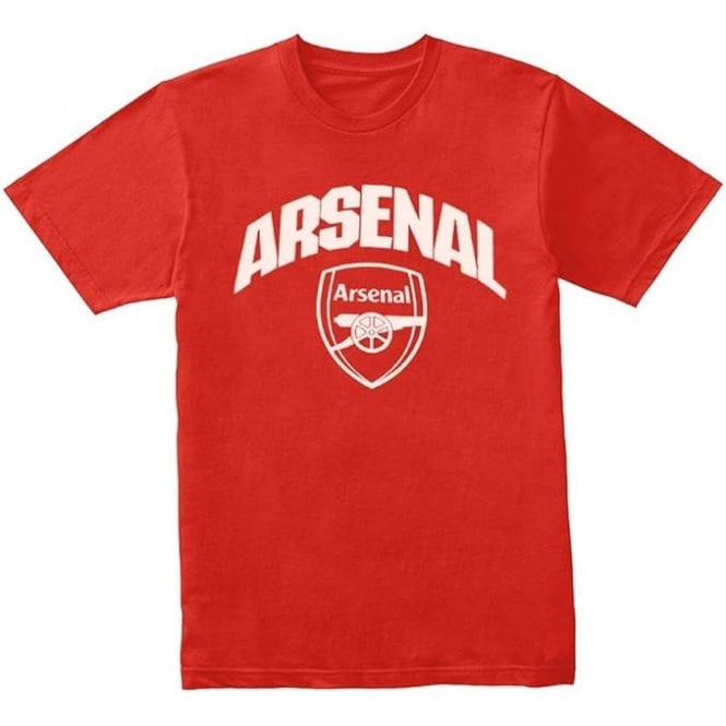 Arsenal Wordmark Crest T-Shirt