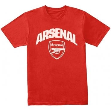 Arsenal Wordmark Crest T-Shirt