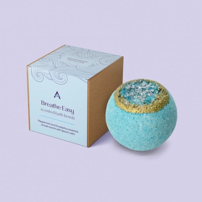 Ascent Bath & Body breathe easy clearing essential oil bath bomb