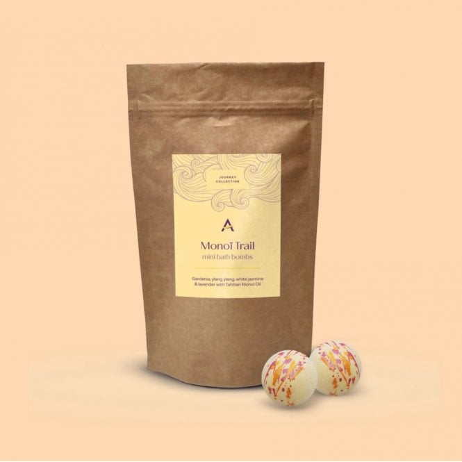 Ascent Bath & Body monoi trail exotic flora mini bath pouch