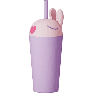 Rabbit Bestie Sippy Tumbler