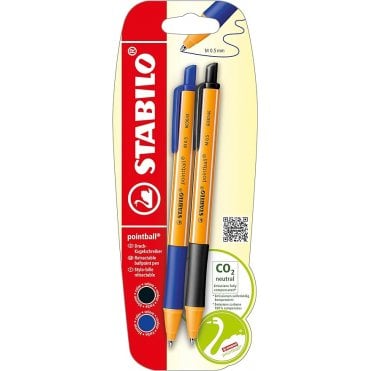 Ballpoint -STABILO pointball - 2pc