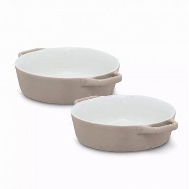 Nattura Round Baking Dishes - Set of 2