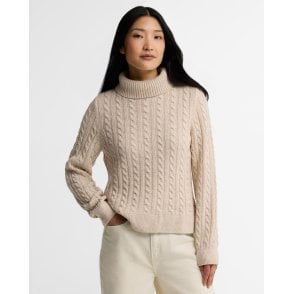 Ambleside Cable Knit Rollneck Jumper
