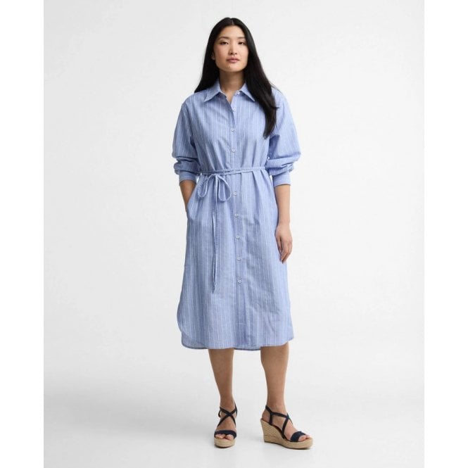 Barbour Avon Striped Shirt Dress