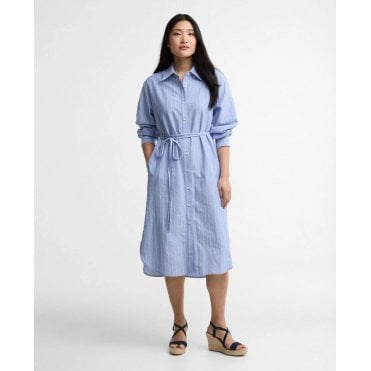 Avon Striped Shirt Dress