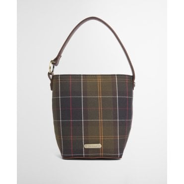 Cedar Mini Tartan Bucket Bag
