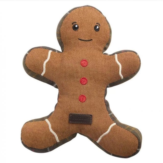 Barbour Christmas Gingerbread Dog Toy