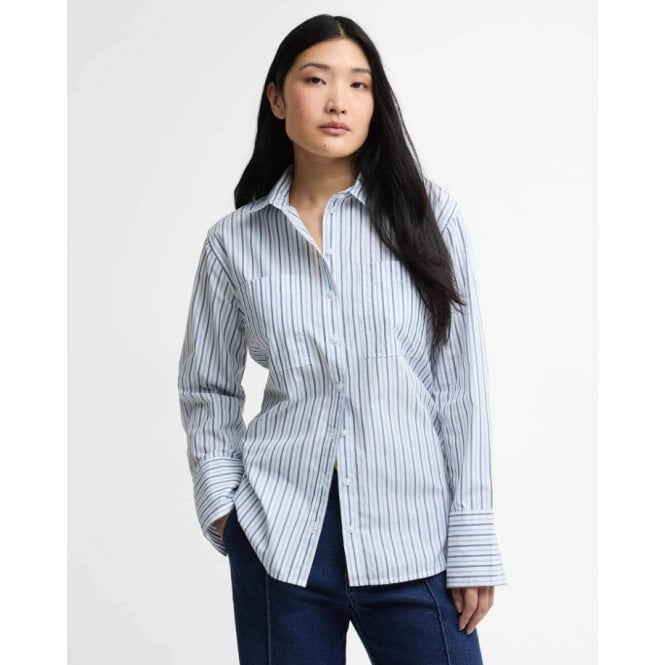Barbour Fawley Striped Relaxed Long-Sleeved Shirt