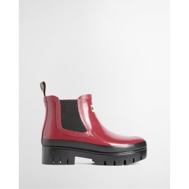 Halton Faux Fur Lined Ankle Wellington Boots