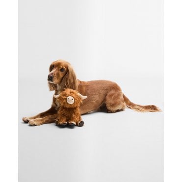Highland Cow Dog Toy