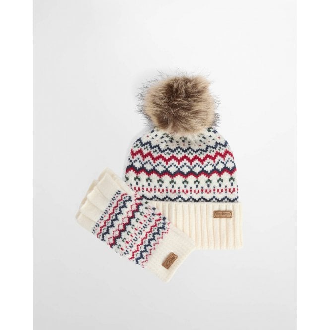 Barbour Holly Beanie & Gloves Gift Set