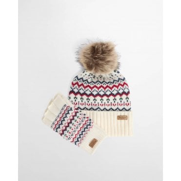 Holly Beanie & Gloves Gift Set
