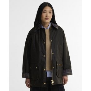 Icons Tartan Collar Modern Beadnell Waxed Jacket