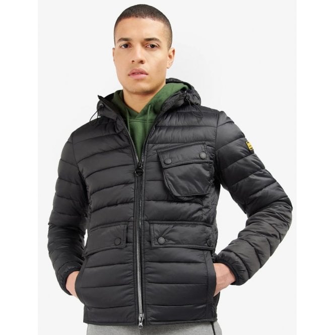 Barbour International B.Intl Racer Ouston Hooded Quilt
