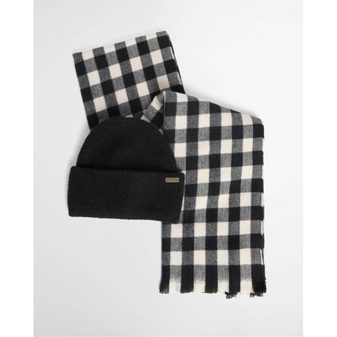Barbour International Kemora Beanie & Scarf Gift Set