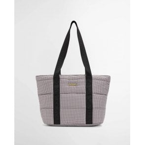 Monaco Check Baffle Quilted Tote Bag