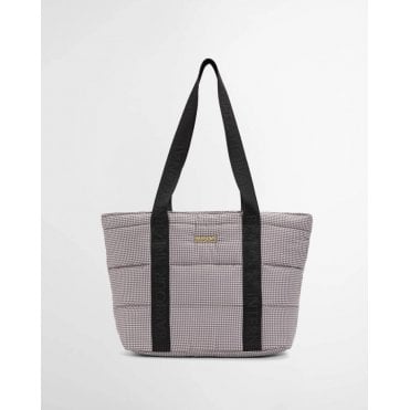 Monaco Check Baffle Quilted Tote Bag
