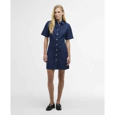 Maia Denim Mini Shirt Dress