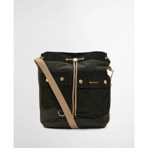Mia Wax Drawstring Tote Bag