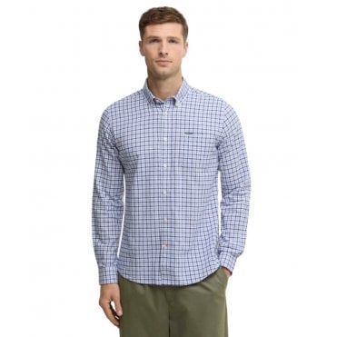Nelson Gingham Long Sleeved Tailored Shirt