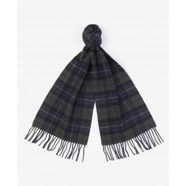 Barbour Pln Lwool Scar Black