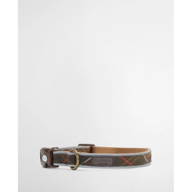 Barbour Refective Tartan Dog Collar