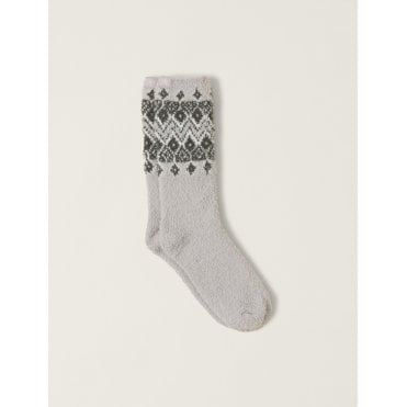 CozyChic® Fair Isle Socks