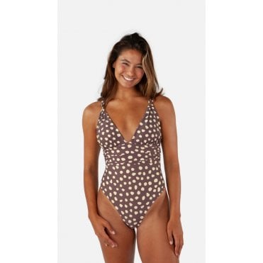 Dauna Plunge Shaping One Piece Swimsut