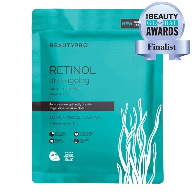 Beauty Pro Retinol Anti-Ageing Facial Sheet Mask