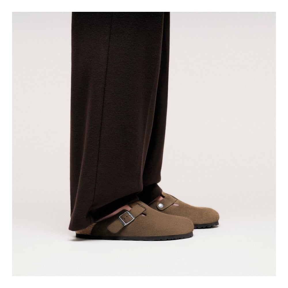 Birkenstock Boston Soft Footbed Suede Leather Clogs M - Men from