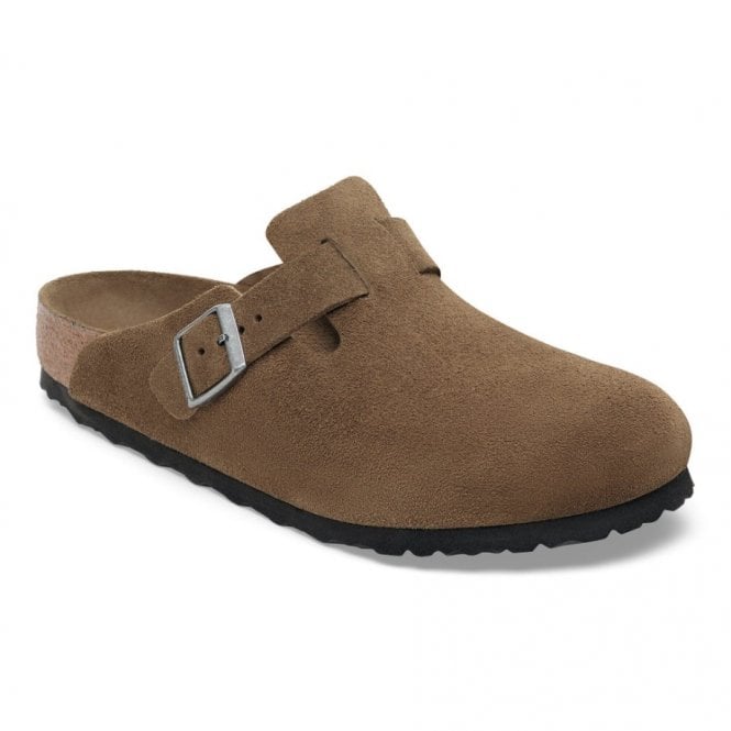 Birkenstock Boston Suede Soft Footbed Clogs