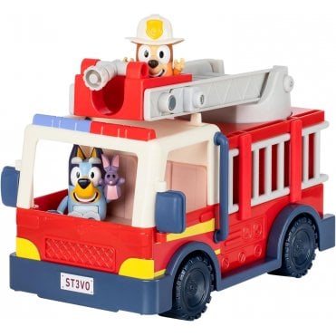 Bluey Firetruck incl Bob Bilby, and Firefighter
