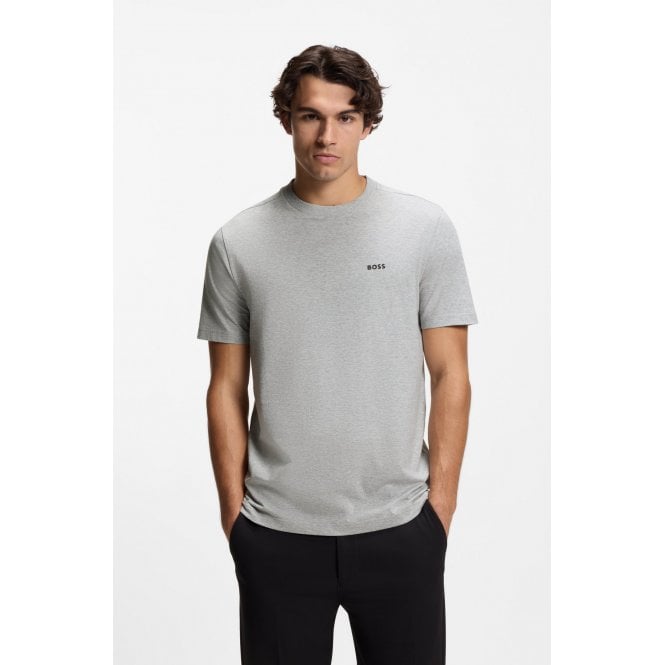 Boss Green Stretch Cotton Logo Regular Fit T-Shirt