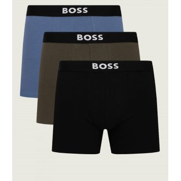 One Cotton Stretch Boxer Briefs - 3 Pack