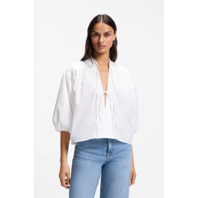 Boss Orange Bales Relaxed Fit Poplin Blouse