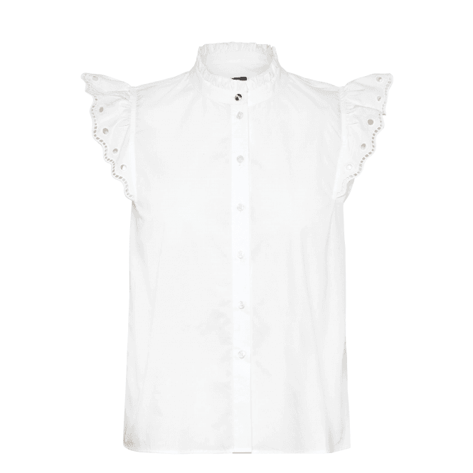 Boss Orange Balvana Frilled Shoulder Blouse