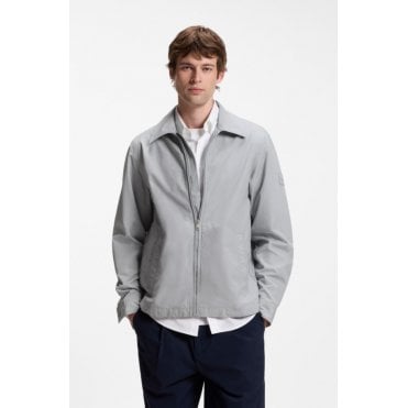 Lutti Oversized Zip Up Poplin Overshirt