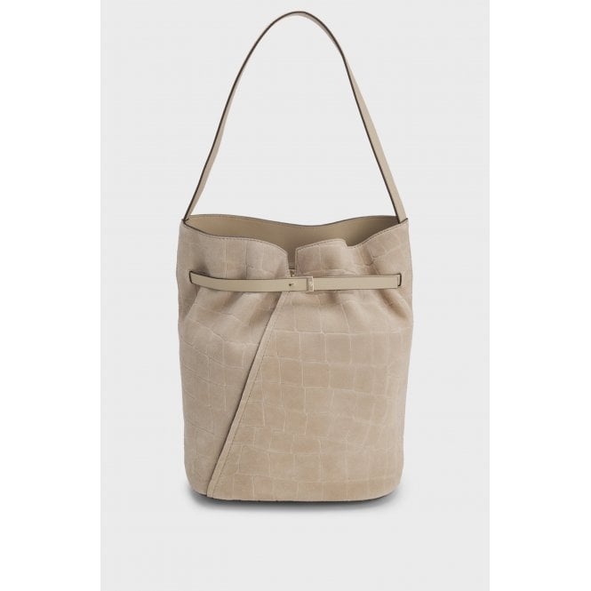 Boss Revers Buck Leather Shoulder Bag