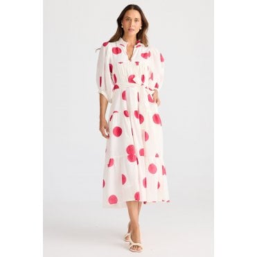 Dottie Spot Midi Dress