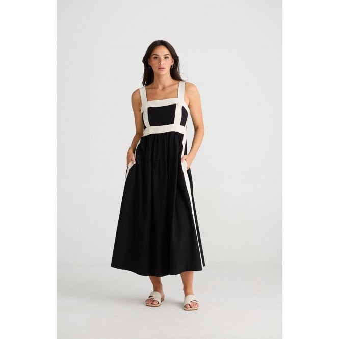 Brave+True Jolie Linen Midi Dress
